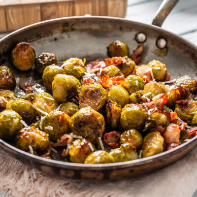 Pan-Fried Brussels Sprouts