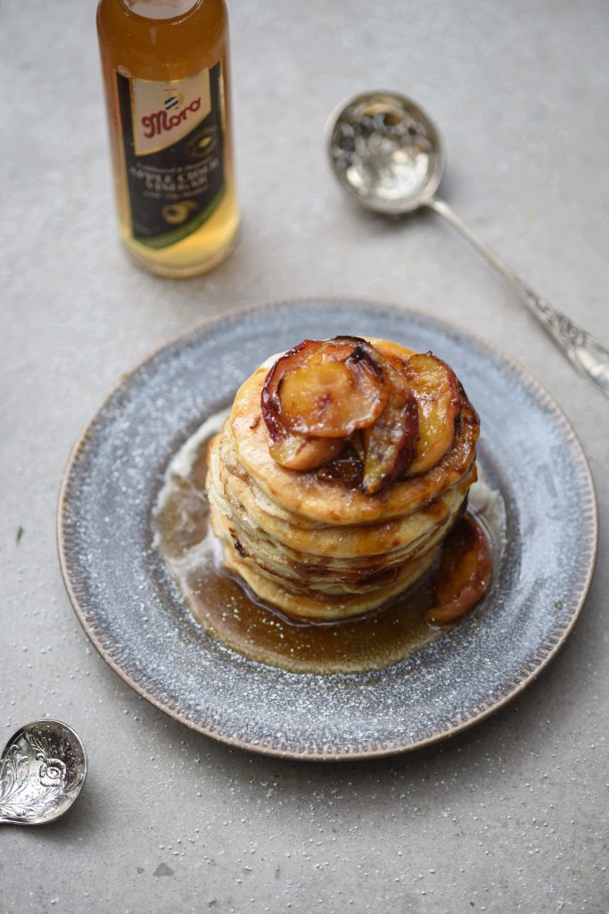 Apple Cider Pancakes - Moro Olive Oil